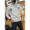 Herren Hoodies Sweatshirts Designer Designer Herren Stehend O-Neck Langarm Hoodie für Herbst und Winter Casual ATile Slim Fit Bottom Trendy Männer Ubzy