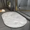 Baignier de salle de bain salle de bain forte absorbant tapis diatomacée terreau de la terre