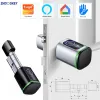 Verrouiller Tuya Bluetooth Ttlock App Biométric Empreinte RFID Carte Euro Cylindre Lock Electronic Smart Lock Scorde Keyles