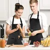 Kitchen Apron Barista Bartender Chef BBQ Hairdressing Cooking Catering Uniform AntiDirty Overalls Accessories 240325