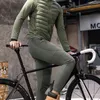 Racing Pants Santic Cycling Trousers Winter 4D Padded Leggings Compression Reflective Thermal Fleece Zipper MTB Asian Size