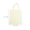 Storage Bags 5 Pcs Canvas Reticule Grocery Tote Bag Pouch All Shopping Travel Casual Shoulder Christmas Women Handbag