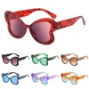 Sonnenbrille Gradient Butterfly Trendy Candy Farbe UV400 Ladies Party Brillen farbenfrohe Farbtöne