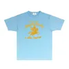 24春/夏新しいメンズルーズトップRH045二重翼ペガサスプリント短袖TシャツR90W84デザイナー婦人服