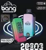 オリジナルBANG 20000パフ20Kパフ20000スマートスクリーン電子タバコVAPE使い捨て0％2％3％5％PREFILLED POD 650MAH充電式バッテリーベーパーパフ20K