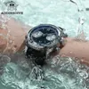 WRISTWATCHES ADIESDIVE 38 mm wielofunkcyjny zegarek mężczyzny 100m nurka bąbelowa lustro moda 24 -godzinna vintage chronograph Quartz RELOJ HOMBRE