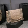 Dhgate Top Designer Sac à main Puffer Puffer en cuir matelassé Épaule en cuir concepteur Sac jouet Sacs de chaîne noires