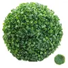 Декоративные цветы зеленые листовые шарики симуляция растения трава искусственные поставки домашнего декора моделируем