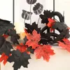 Decorative Flowers Artificial Fall Garland 180cm/70.9 In Hanging Vine For Home Wedding Fireplace Party Thanksgiving Decor