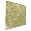 Table Mats Insulation Pads Farmhouse Placemats Modern Decorations For Woven Chinese Style Dining Rustic Straw Square