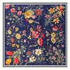 130cm de luxo de luxo starc sconk women women bandana square cenabro design floral lenços de lençóis para mulheres xale de moda echarpe 240327