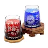 Wine Glasses Japanese Edo Cut Glass Whisky Personalized Creative Hand Carved Home Bar Gifts