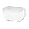 Plates Toast Storage Box Candy Containers Grain Canister Coffee Beans Sealed Kitchen Plastic Cereals Jar Household