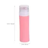 Storage Bottles 3 Pcs Silica Gel Bottle Travel Containers Refillable Hair Shampoo Empty Dispenser Silicone
