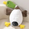 70-110cm Kawaii Soft Big Duck Plush Toy Cute Large Goose Sleep Pillow Stuffed Animal Great Sofa Cushion Children Gift Room Decor 240402