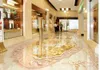 Bakgrundsbilder Golden Rose Marble 3D Relief Floor Självhäftande PVC Waterproof