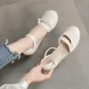 Mulher elegante Sapatos de salto salto verão 2023 Celas de alpargelas bombas de festa de conforto casual de sandália