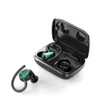 Noise Cancelling Bluetooth with TWS Ear Mounted Cool LED Lights, Sports Waterproof, Long Battery Life, and High-quality Audio Earphones