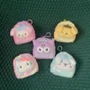 Kuromi series plush toy bags, internet celebrity, same plush zero wallet headphone bags wholesale keychain pendants