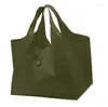 Sacchetti di grande capacità pieghevoli borse in tessuto oxford borsetto tote shopper portatile ambientale impermeabile