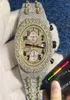 2022 NOUVELLE VERSION STON Watch Goldsier Pass TT Mens VVS Diamonds Top Quality Automatic Mouvement Eta Luxury Out 2-TONE7304348