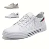 Sports Comfy Non-slip Skate Shoes for Men's Outdoor Activities - Trendy Solid Casual Sneakers