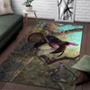 Carpets Turkey Hunting 3D Mat de tapis imprimé pour le salon paillasson flanelle imprimé chambre à glisser