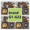 5 штук/сумка G1-22 3D Трехмерные аксессуары для брендов.
