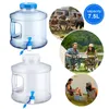 Water Bottles 7.5L Portable Container Multifunction Storage Carrier Large Capacity Outdoor Tank For Hiking Self-Driving Tour