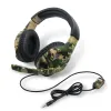 Batteries Stereo Gaming Headset with Mic Laptop Noise Cancelling Over Ear Headphones Bass Surround Soft Earmuffs Earphone for Games