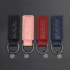 Leather key chain mens high-end luxury Key Chain Pendant Leather Hand Woven womens creative gifts decorative car key chain 240320