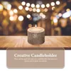 Candle Holders 5Pcs Wooden Branch Stake Holder Votive Tealight For Home Wedding Christmas Party Valentine's Day Decoration Diwali