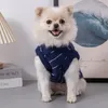 Ropa para perros espesas ropa de mascotas tibias xs-2xl suéteres de diseñador de lujo puñeteras