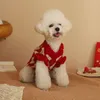 Vêtements pour chiens vêtements à plaid rouge