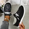 Dress Shoes Spring And Autumn Fashion Women's Round Toe Walking Color Matching Casual Comfortable Shallow Mouth Thick Sole Sneaker