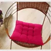 2024 41x41cm Ev Kalın Düz Renk Sandalye Yastık Sandalye Yastık Kış Ofis Bar Sandalyesi Arka Koltuk Çörek Yastık Kalça Kalın Sandalye