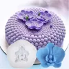 Backformen 1/2/4pcs Motten Orchideen Silikonform Fondant Zuckerfahrzeugform Kuchen Dekoration Werkzeuge