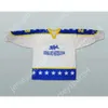 GDSIR Custom Bosnia e Herzegovina National Team White Hockey Jersey Qualsiasi giocatore o numero Top S-M-L-XL-XXL-3XL-4XL-5xl-6xl