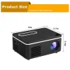 Plugs Projector 1080p Mini LED Portable WiFi Full HD Android Correction för hemmabio bärbar Mini -projektor EU -plugg