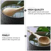 Spoons 1Pc Sauna Room Wooden Spoon Bamboo Handle Water Bathing Wood