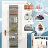 Storage Boxes 2PCs 6-layer Hanging Bag Door Grid Closet Organizer For Bedroom Multifunctional Wardrobe Sundry Toyes Shoe Pouch