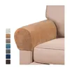 Couvre la chaise 2pc Armrassement épaissis Affaire universelle Répulseur Sofa Protector Velvet Velvet Soft Couch Bras de canapé