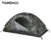 Tomshoo 1/2 Persoon Ultralight Camping Tent Single Layer draagbare trekking tent anti-UV Coating UPF 30 voor buitenstrandvissen 240327