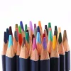 Pencils Professional Watercolor Pencil Set 12/36/48/72/120 Coloured Pencils Water Soluble Sketching Pencils with Brush Art Supplies