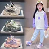 Barn sneakers casual småbarnskor barn ungdomar sport löpskor pojkar flickor atletisk utomhus barn sko grön rosa beige storlek 26-36 v82g#