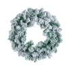 Декоративные цветы Снежные стеки рождественские венок для входной дверь вешалка для секретной комнаты с привидениями дома с привидениями