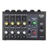 Utrustning AM228 Ultra Compact Audio Sound Mixer Mixing Console Low Noise 8 Channels Metal 6.35mm Interface Studio Mixer