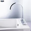 Bathroom Sink Faucets High Quality Double Handle Faucet Brass Widespread Deck Mount Mixer Tap Manufacturer Retail