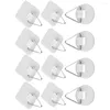 Decoratieve platen 60 PCS Plaathouders Po frame Picture Hook Hooks Plastic Hanger Hangers