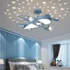 Luci a soffitto Sky Starry Airplane Light Romantico per bambini Moderno Creative Girl Girl Camera Lampade per decorazioni per bambini